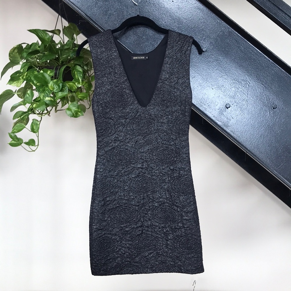 Mini silver Kiwi Tucker dress